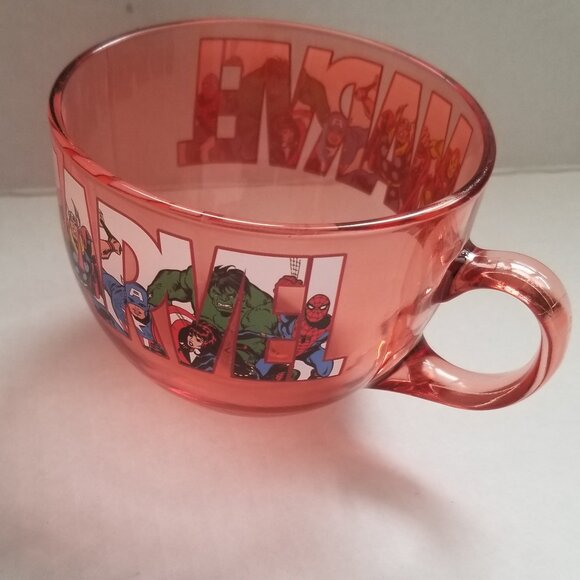 Marvel Logo Glass Mug - Picture 4 of 7
